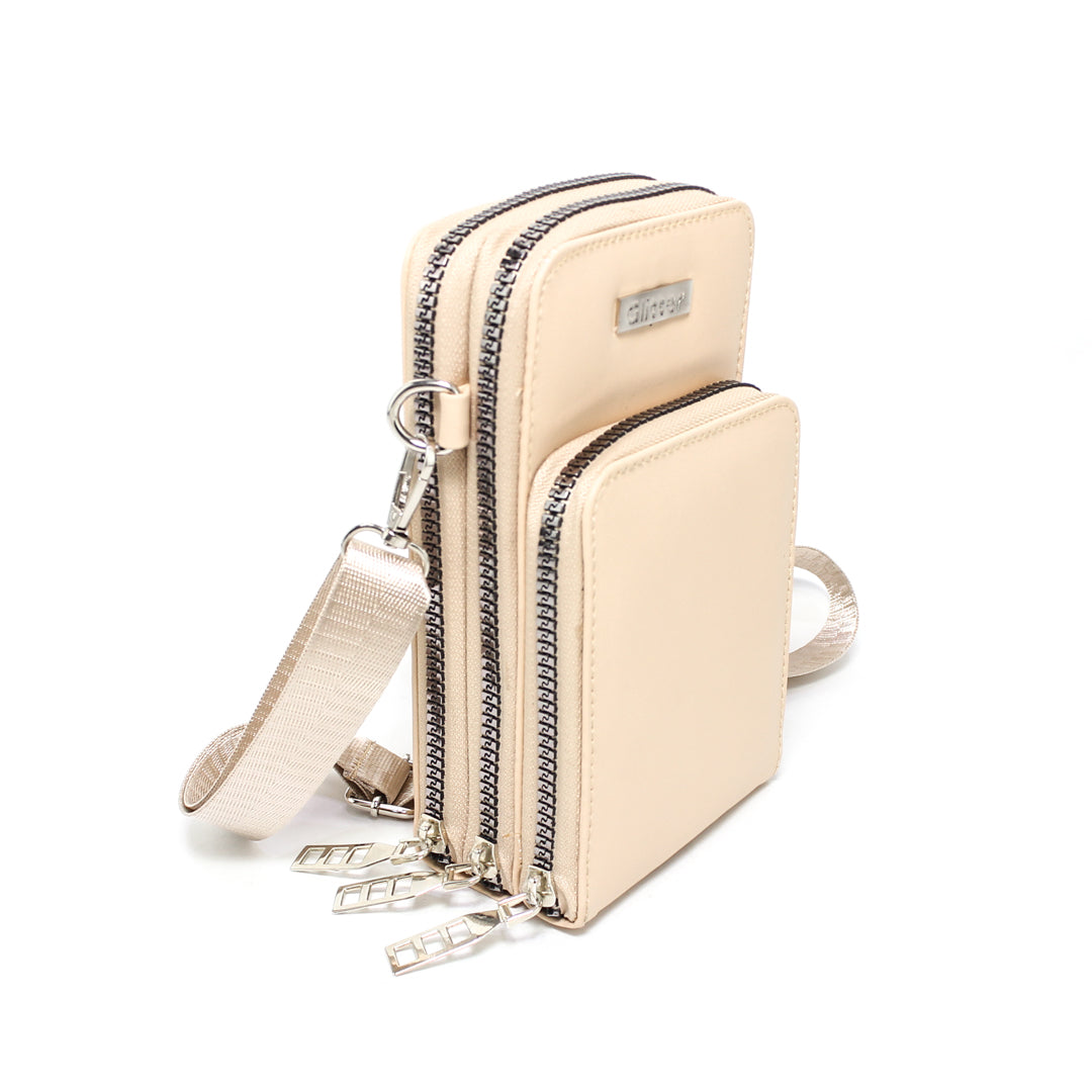 GBA005135 Glitter Women Bag with Cross Hand