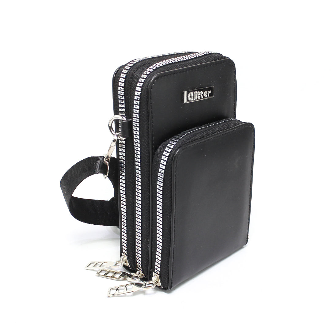 GBA005135 Glitter Women Bag with Cross Hand