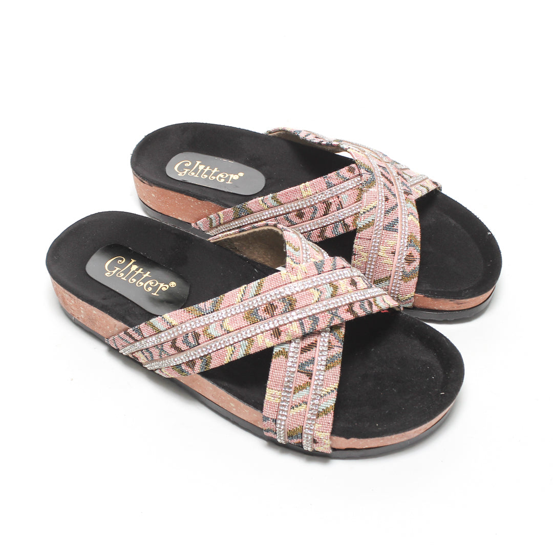 GSL371085 Glitter Women Slippers