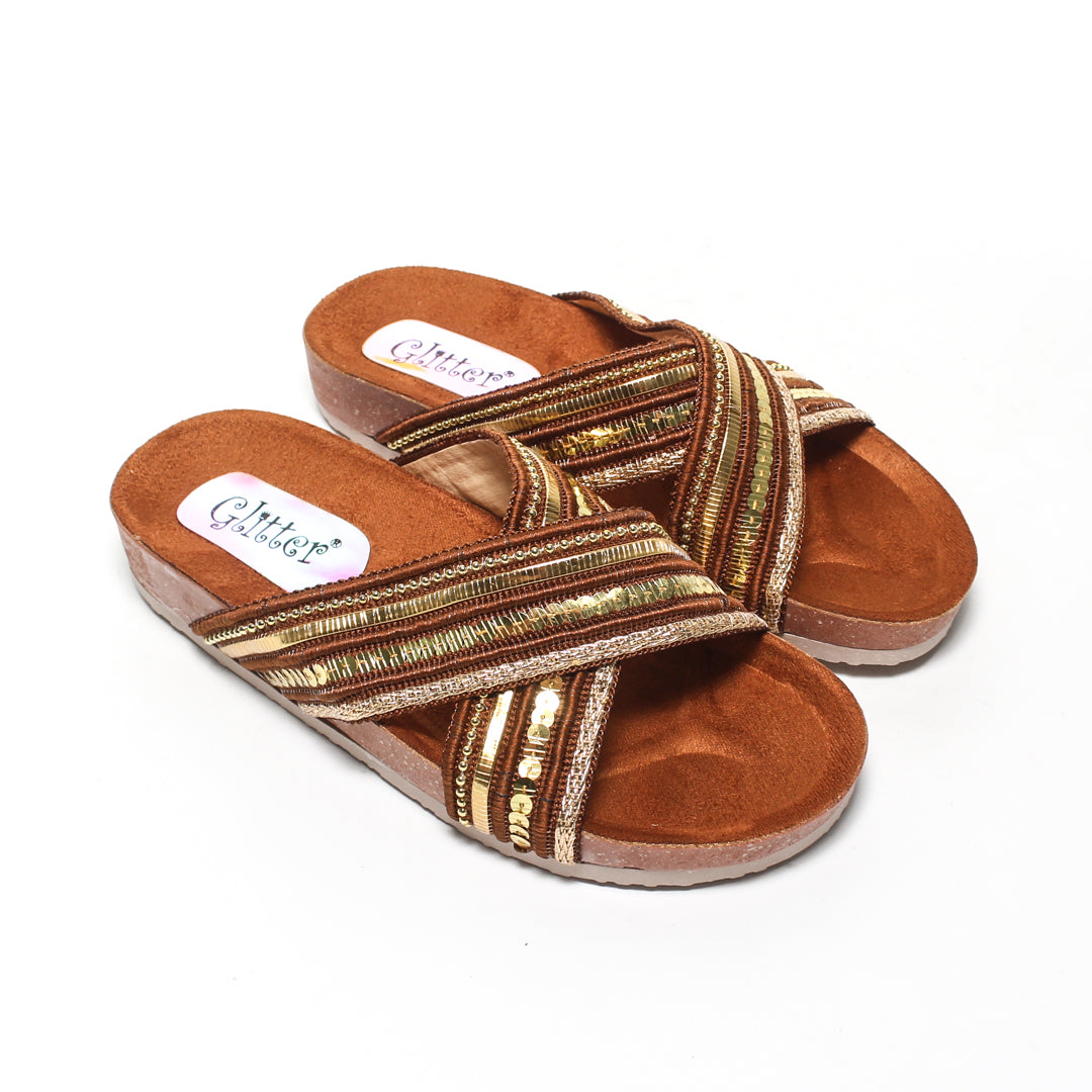 GSL371105 Glitter Women Slippers
