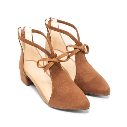 GSH371996 Glitter Women Suede Heeled Shoes