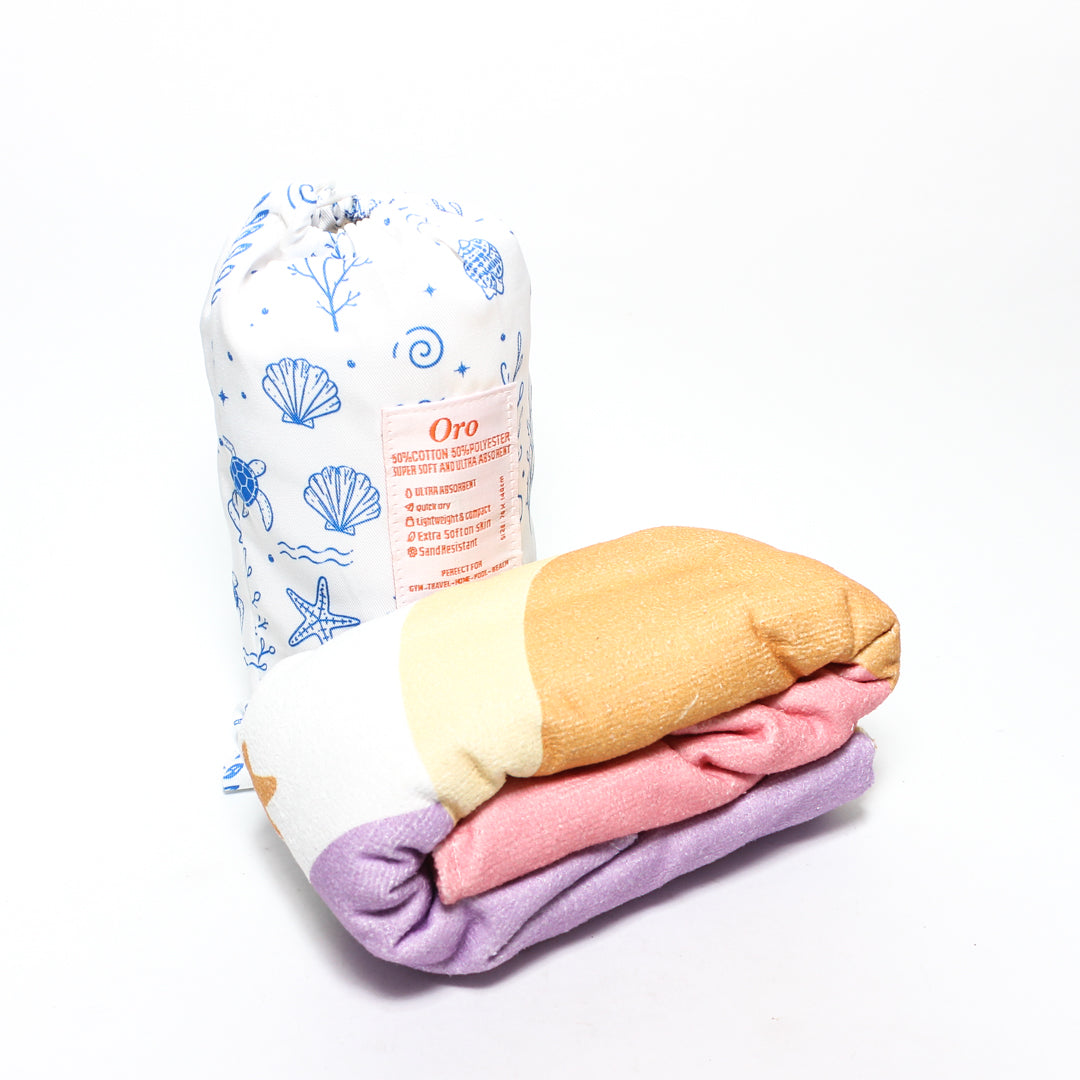 GTT000004 Glitter Colorful Towel