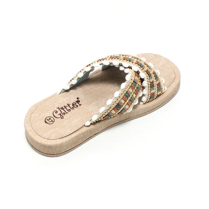 GSL370830 Glitter Women Slippers