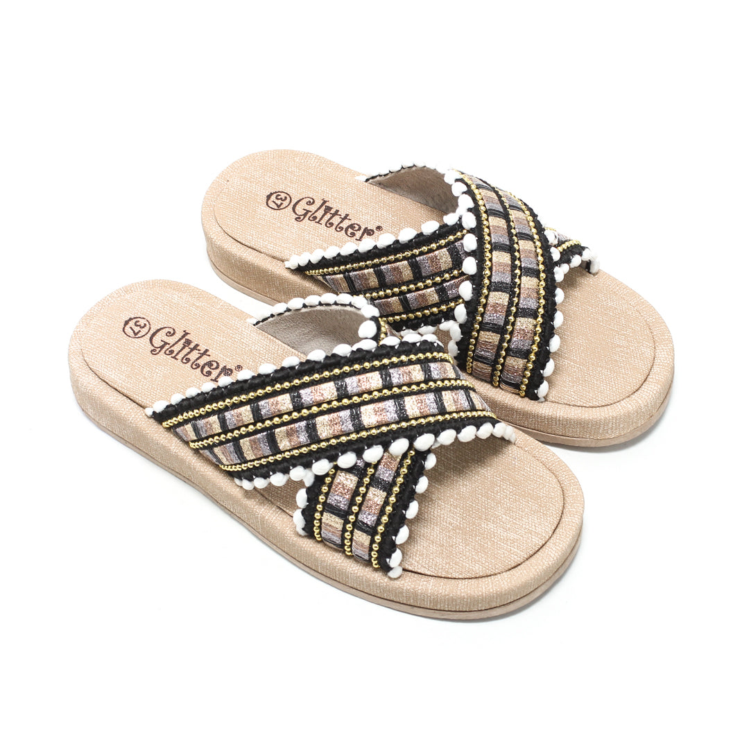 GSL370830 Glitter Women Slippers