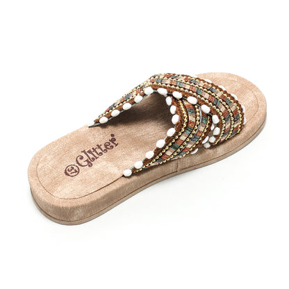 GSL370830 Glitter Women Slippers