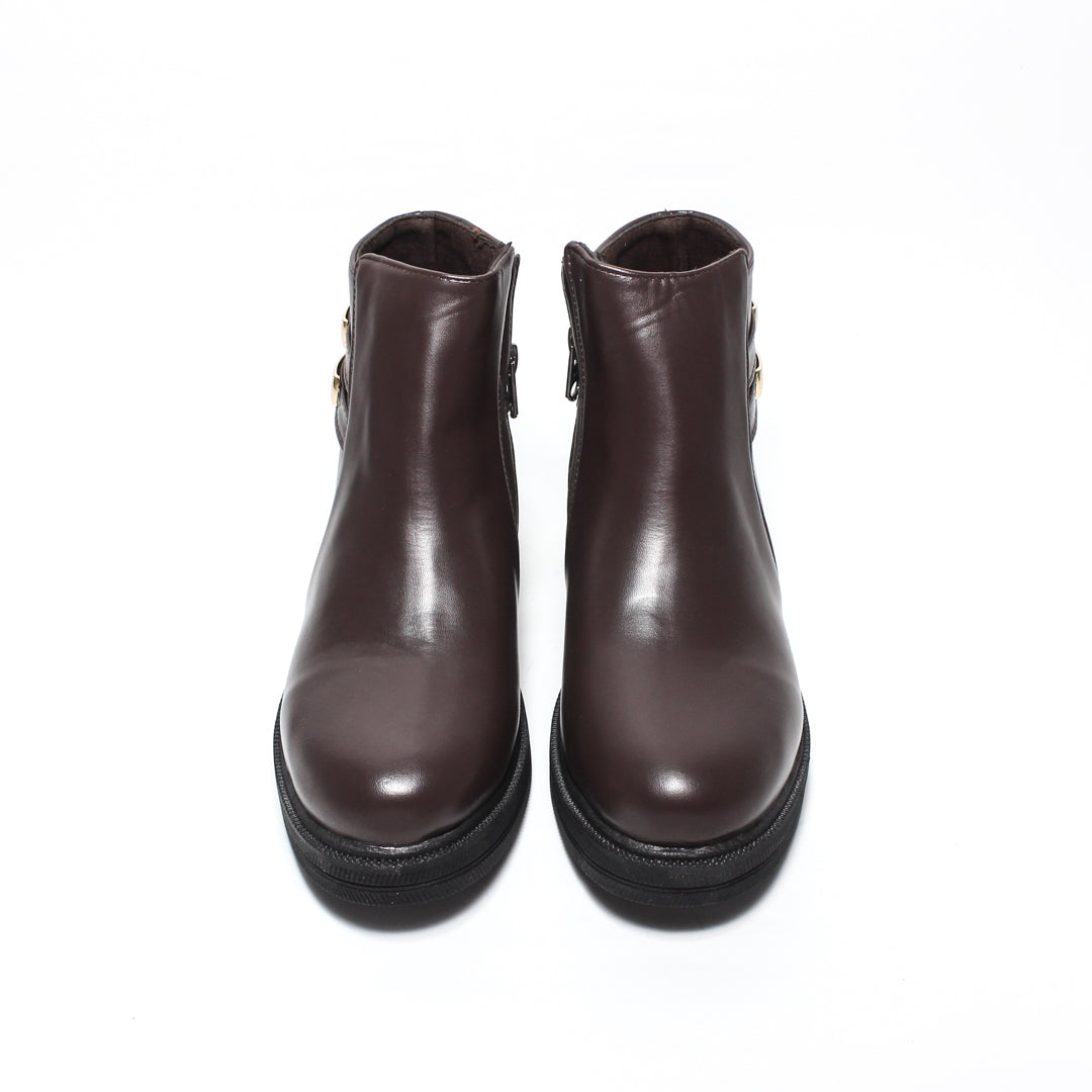 GBO370908 Glitter Women Winter Half Boots