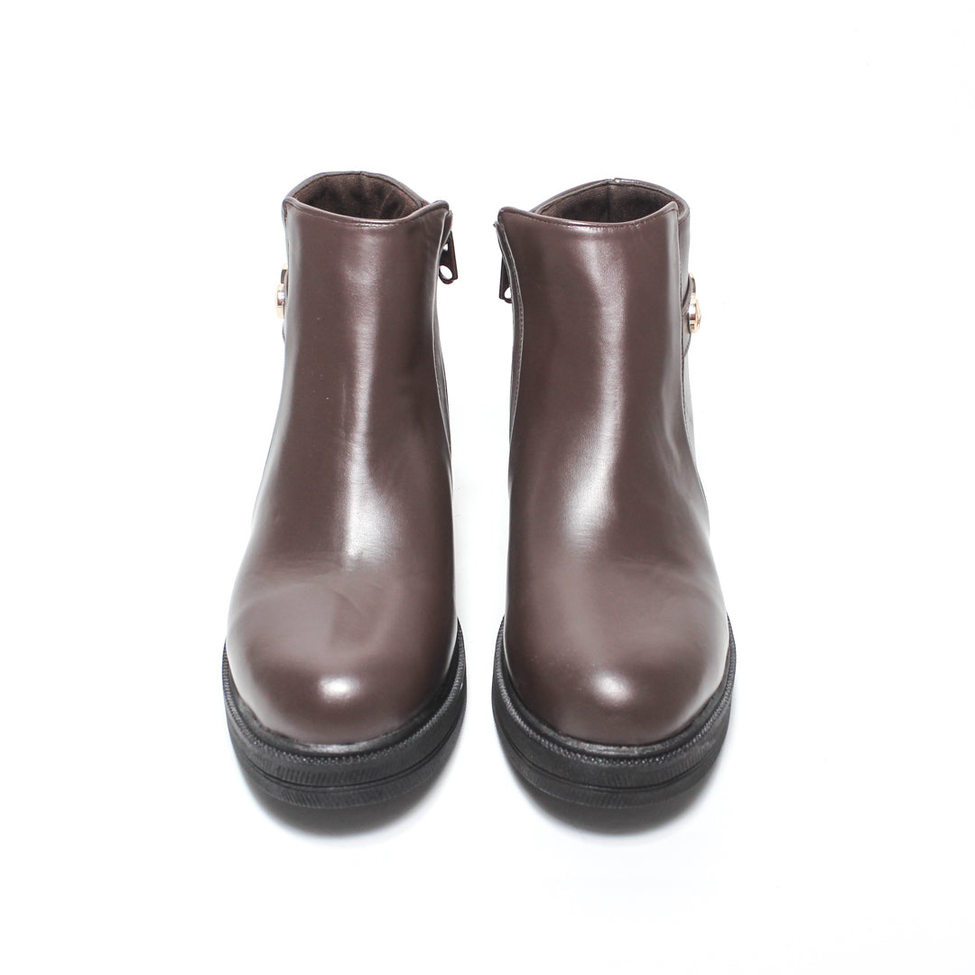 GBO370909 Glitter Women Winter Half Boots