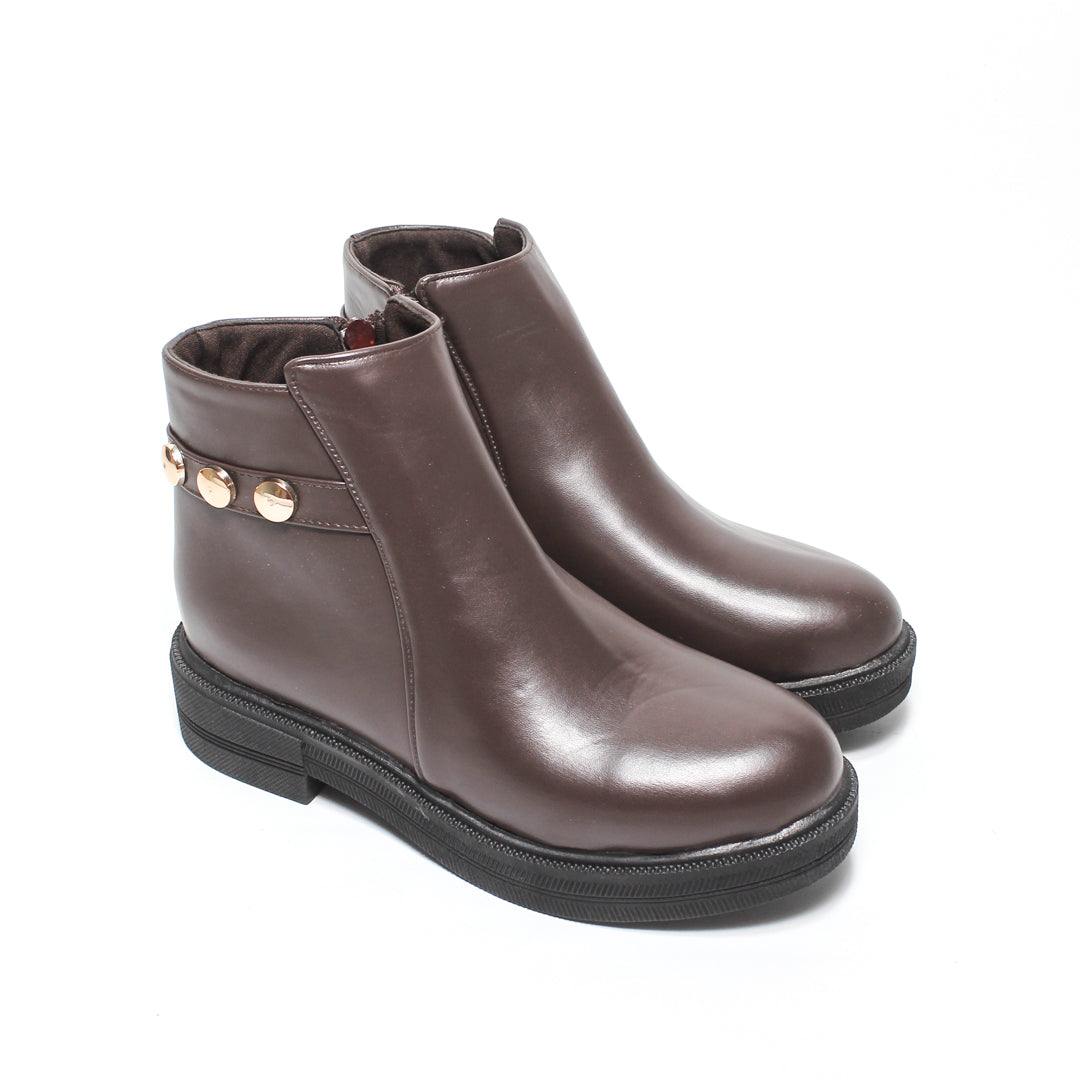 GBO370909 Glitter Women Winter Half Boots