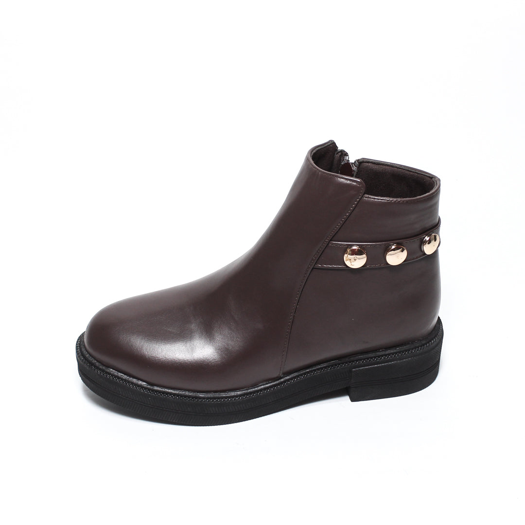 GBO370909 Glitter Women Winter Half Boots