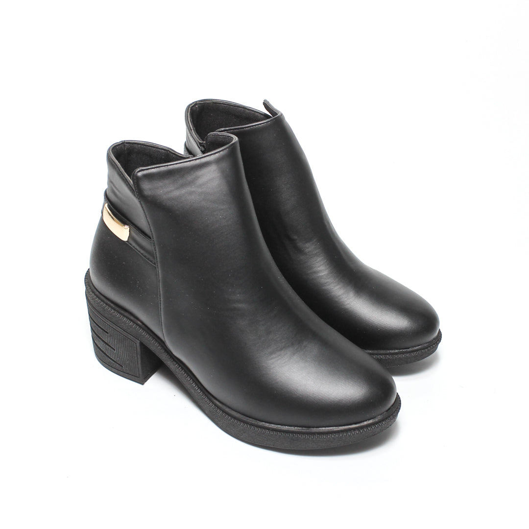 GBO370910 Glitter Women Winter Half Boots