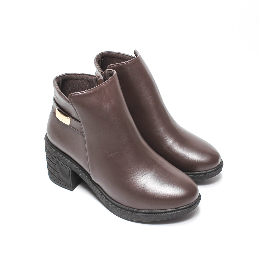 GBO370910 Glitter Women Winter Half Boots