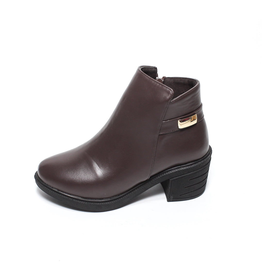 GBO370910 Glitter Women Winter Half Boots