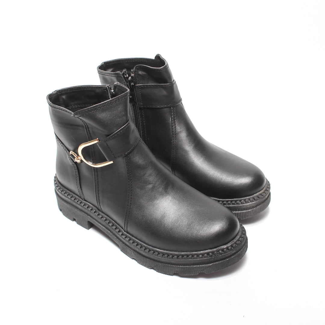 GBO370911 Glitter Women Winter Half Boots
