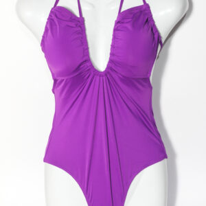 GSW200681 Glitter Women Swimsuit (One-Piece) – Black & Purple